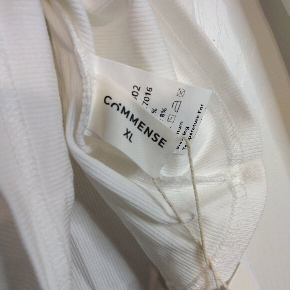 Commense Women's Sliver Lining Contrast Neckline Long Sleeve Top Size XL - Picture 4 of 4